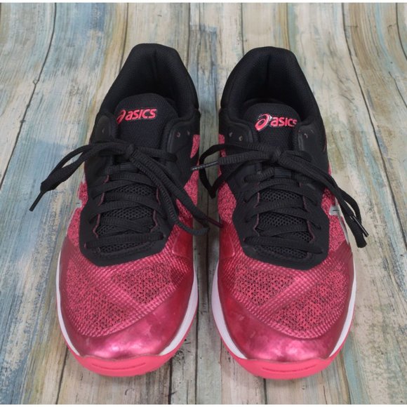 LN ✨ Asics Netburner Ballistic FF Women's Size 9 Indoor Court Shoes Pink - Picture 3 of 10